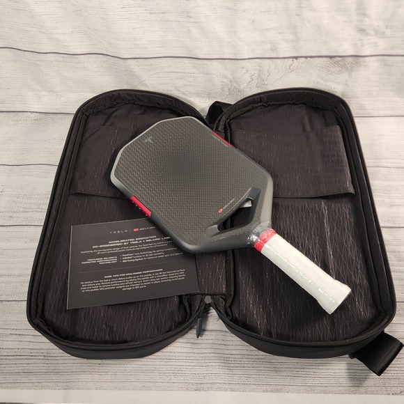 Selkirk Labs Other - Tesla Plaid Pickleball Paddle by Selkirk with Custom Carrying Case Black